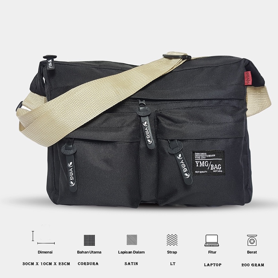 Tas selempang Bahu pria casual