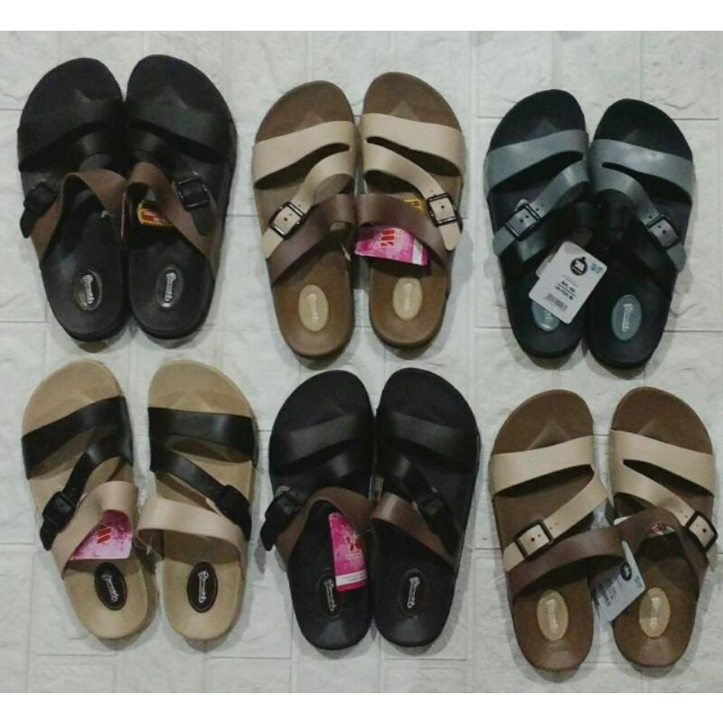 sandal yumeida wanita LD 7121 BL KHUSUS GROSIR