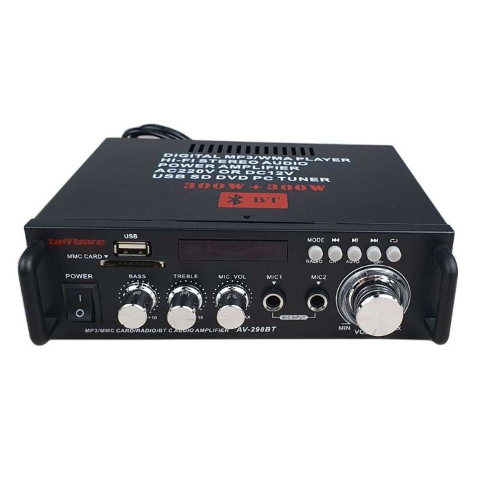 TERMURAH~Amplifier DORRAS DS-298BT ( Bluetooth) Stereo Karaoke + Mp3 player + FM