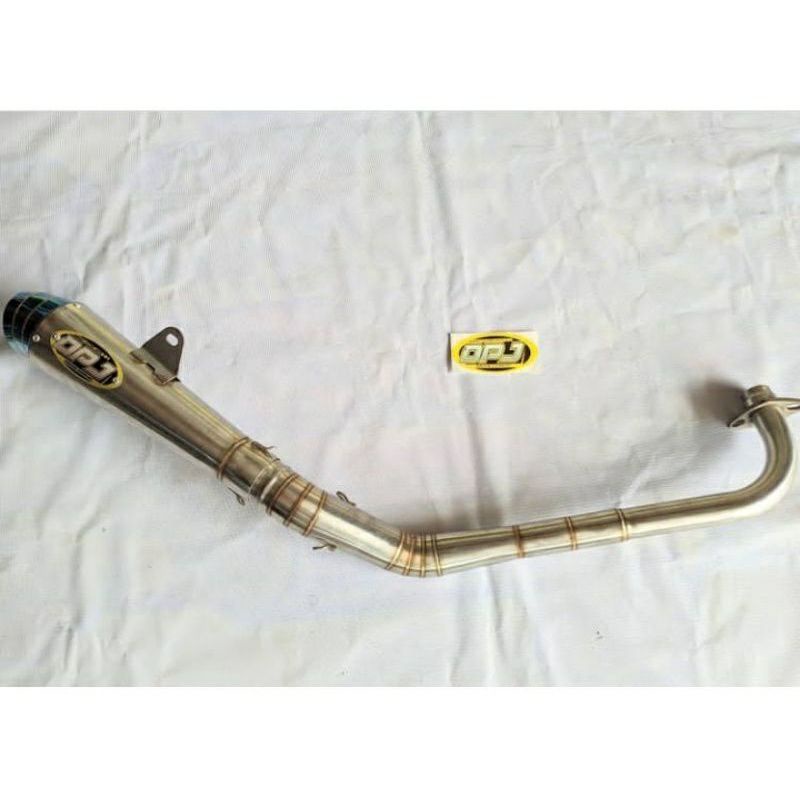 KENALPOT RECING DPJ LEHER KOLONG ALL BEBEK JIPITER, VEGA, C70, SUPRA, KARISMA, REVO ABSOLUT, SHOGUN