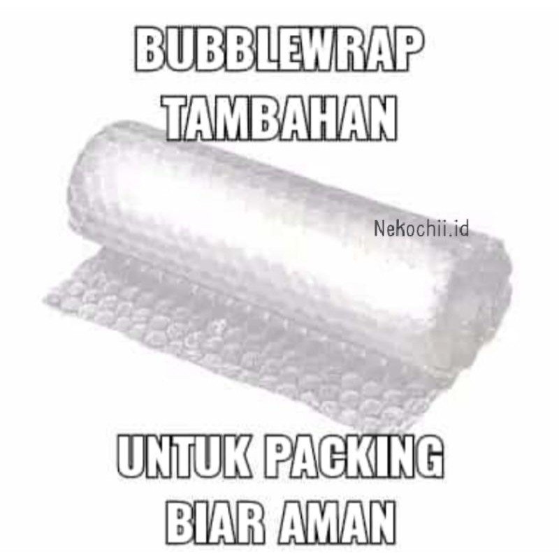 

BUBBLE WRAP PACKING TAMBAHAN BUBBLE WRAP EXTRA WAJIB CHECK OUT