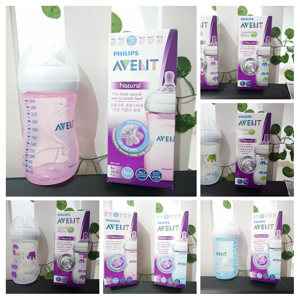 Botol susu Natural Phillips Avent/botol Avent/botol susu bayi
