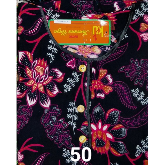 Daster Kencana Ungu Plisir K3 label coklat-37