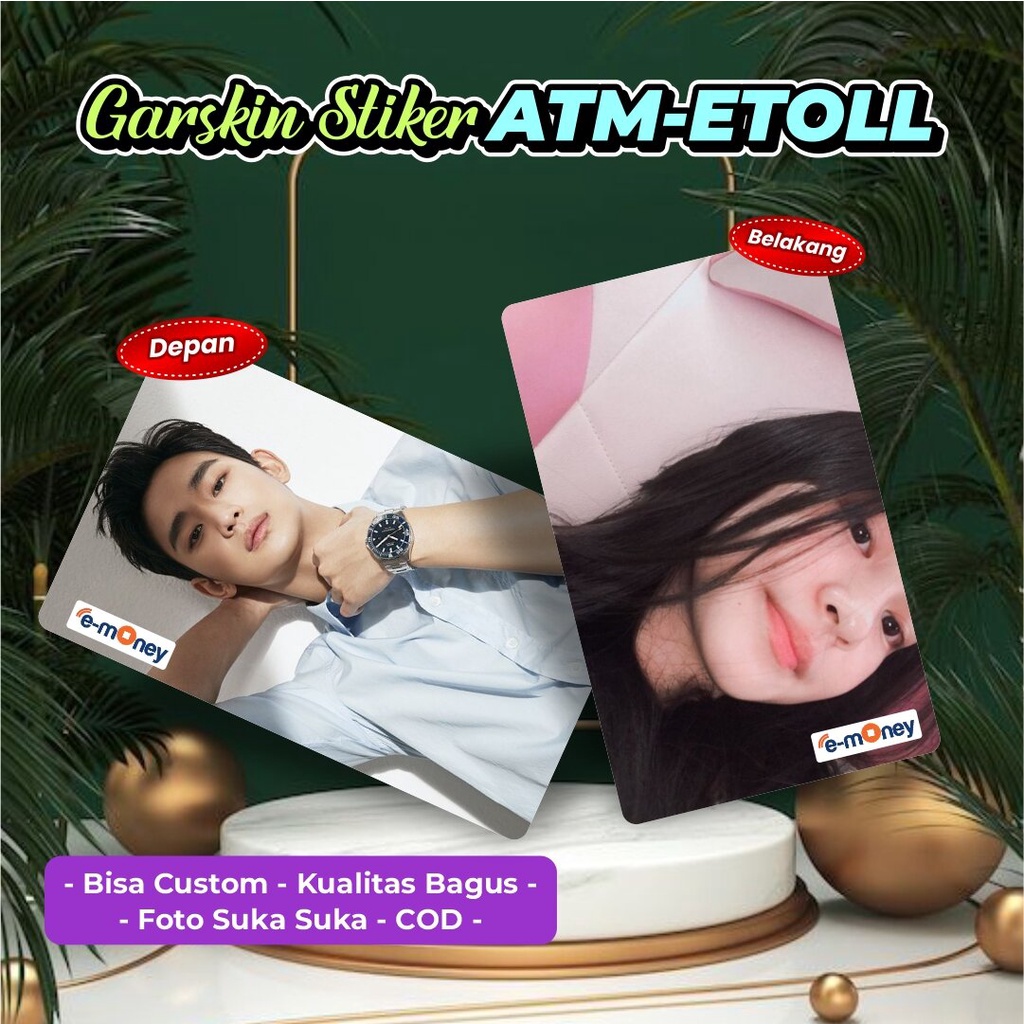 

Cetak Stiker Atm Etoll Emoney Mandiri/Flazz Bca/Tapcash Bni/Brizzi Bri