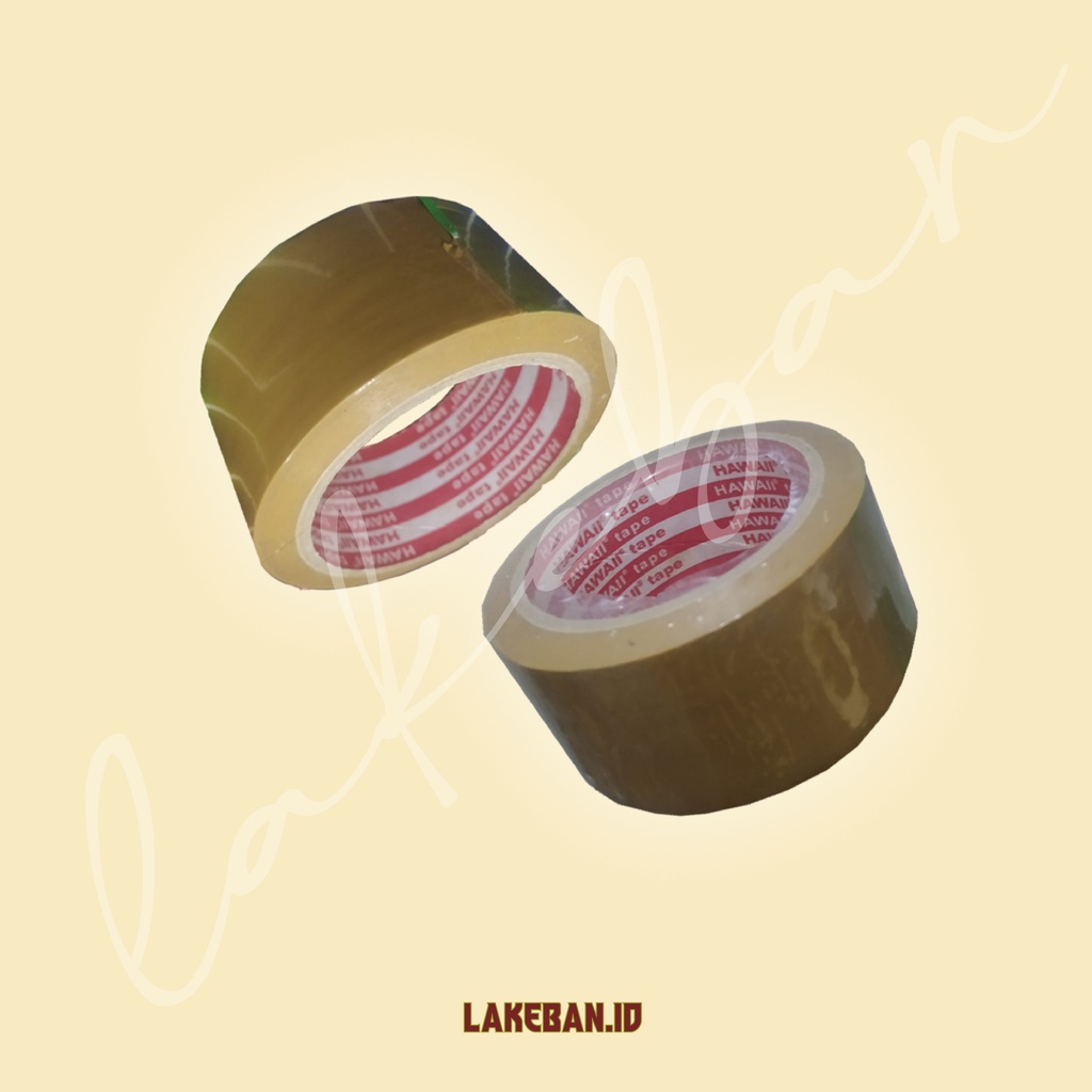 

LAKBAN MURAH - OPP Tape 45mm / 1,7 inch - HAWAII TAPE