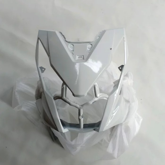 Panel Tameng Lampu Depan PUTIH Honda Beat Sporty Beat Eco 2016 sd 2020