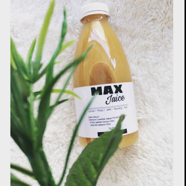 

MAX JUICE JUS LANGSING DIET 350ML BAWANG MADU LEMON APEL JAHE + HERBAL AMAN ALAMI