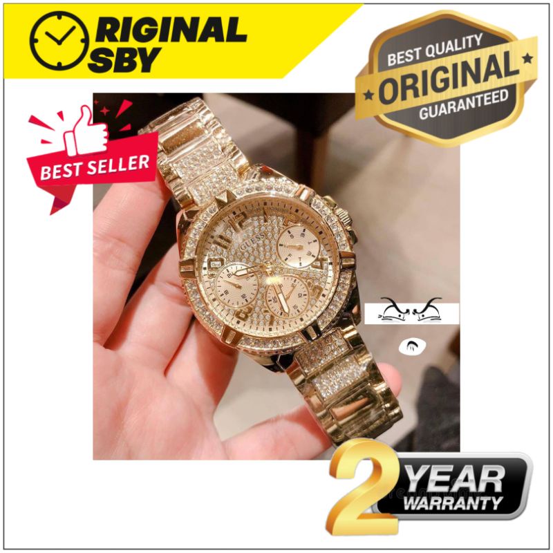 Free box JAM TANGAN PRIA WANITA | RANTAI | KULIT | KARET | MURAH | Wanita gu3ss W1156L2 - Strap Stai