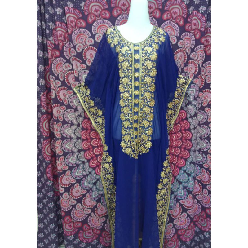 Kaftan India Swarovsky BordirAll  kaftan india muslim fashion
