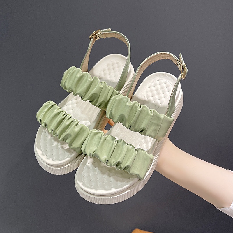 [DREAM] 168 Sepatu Sandal Wedges Wanita Import Premium Quality