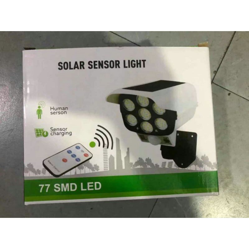 Lampu Sensor Solar Tenaga Surya JD-2178T Bisa Puter 360 Derajat With Remote Control IP65 Waterproof