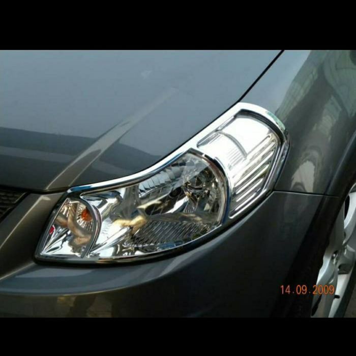 Garnis Lampu Depan Sx4 Head Lamp Garnis Chrome