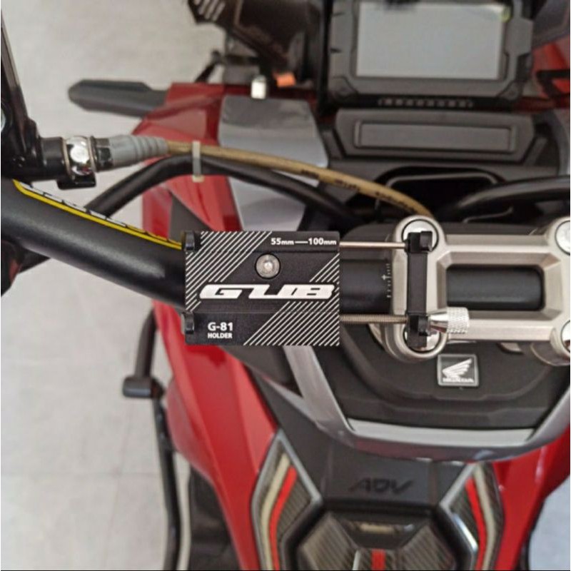 Gub g81 Holder hp gps aluminium honda adv pcx beat street scoopy dll