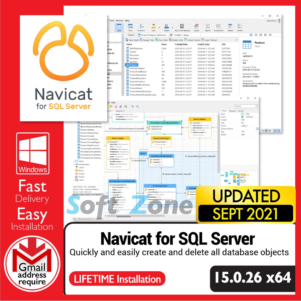 

Nvct fr SQL Srvr 15.0.26 - Qckly & Esly Crt & Dlt All Dtbs Objcts [WINDOWS x64] - Dgtl Dwnld