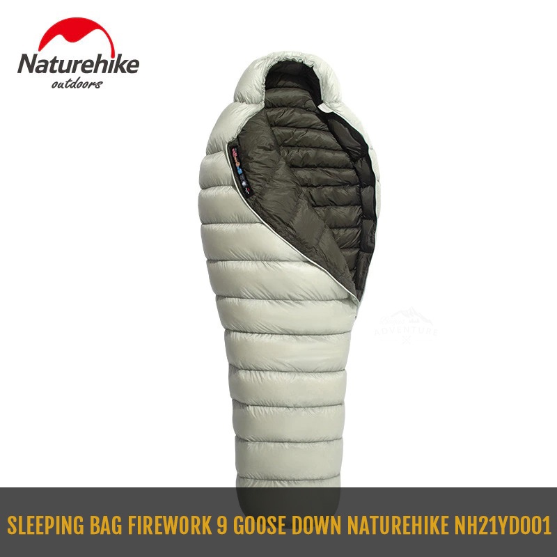 SLEEPING BAG FIREWORK 9 SIZE L GOOSE DOWN NATUREHIKE NH21YD001