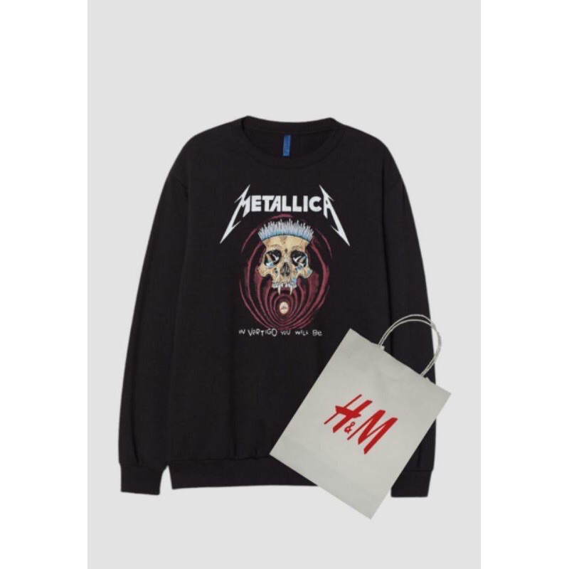 Crewneck H&M Metallica Vertigo Black