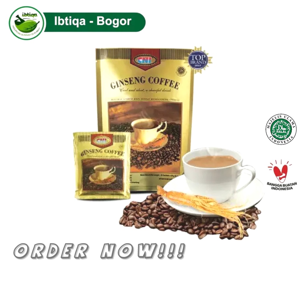 

GINSENG COFFEE CNI KOPI GINSENG ISI 20 SACHET 100% ORIGINAL