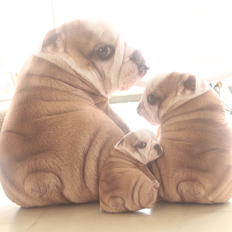 Bantal Boneka Plush Bentuk Anjing Shar Pei Shopee Indonesia