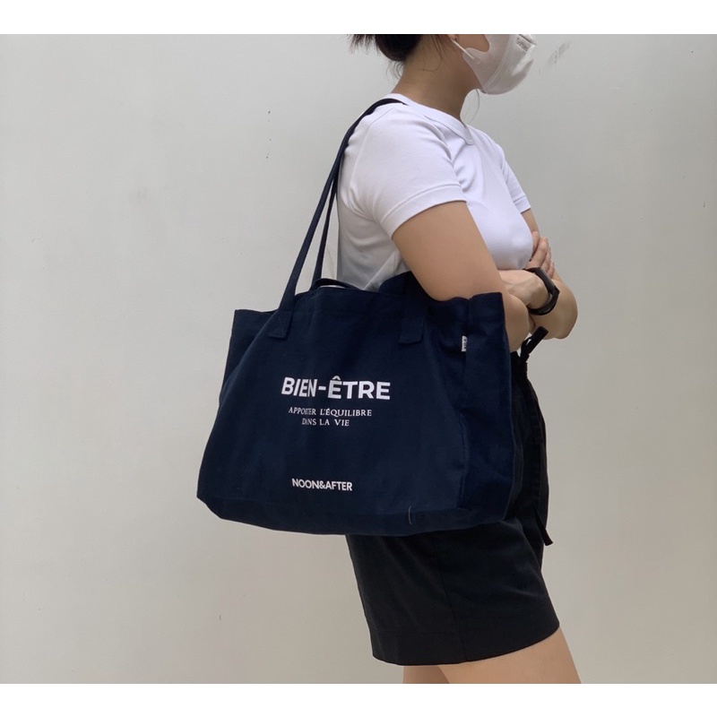 N&amp;A - BIEN ETRE TOTE BAG - Tote Bag Unisex / Tote Bag Wanita / Tas Kanvas / Tote Bag Pria / Tas Kain