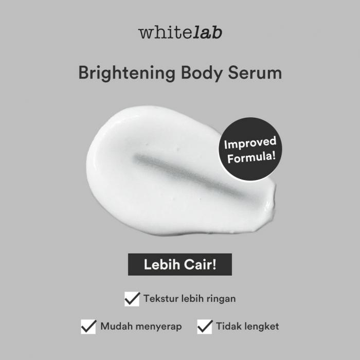 [NEW] Whitelab Brightening Body Lotion Serum Mencerahkan &amp; Melembabkan Kulit dalam 7 Hari - BPOM 200 Gram Kemasan Baru