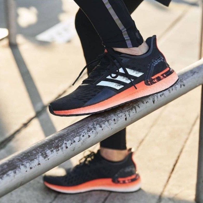 ADIDAS ULTRABOOST PB BLACK ORANGE/BLACK WHITE/ BLUE PREMIUM ORIGINAL QUALITY