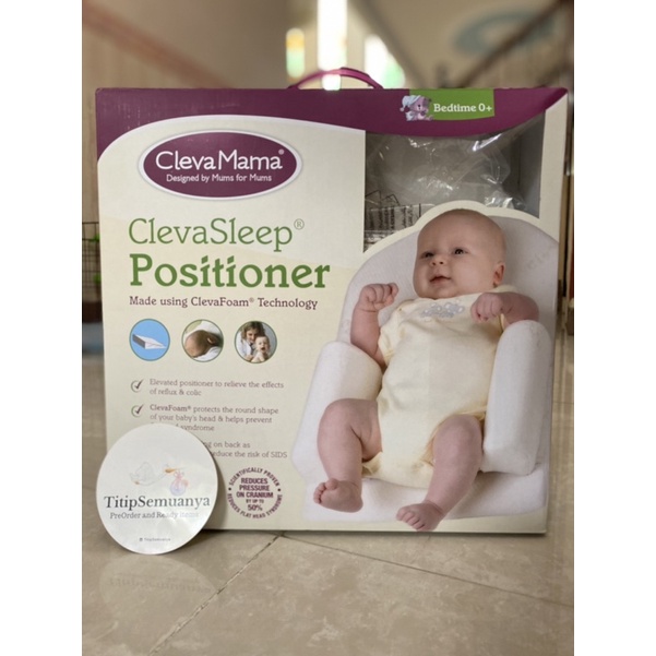 (NO NEGO) Preloved Kasur Bantal Bayi Clevamama Clevasleep Positioner Anti Muntah bayi/ baby/ newborn