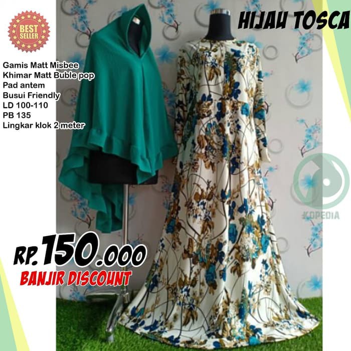 Baju Gamis Muslim Wanita Terbaru Baju Muslimah Syar'i Dewasa Modern - Kuning