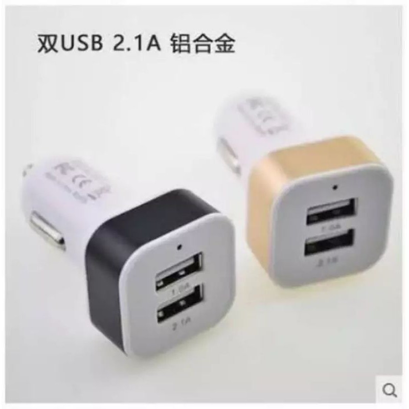 Car Charger 2USB Output /Batok Saver Casan Mobil 2Usb