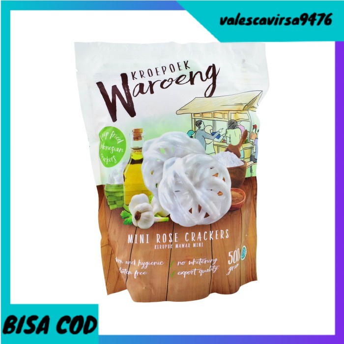 

⭐BISA COD⭐ Kroepoek Waroeng / Kerupuk warung - Mini Rose