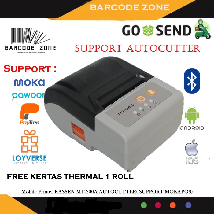 Jual Autocutter Printer Bluetooth Kasir Kassen Mt 200a Thermal Support Moka Shopee Indonesia 7797