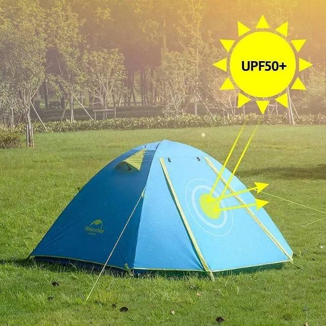 Tenda 4 Orang Professional 4 Naturehike NH18Z044-P (Anti UV Embossed)