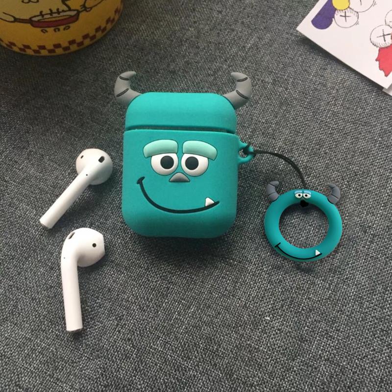 Casing Case Pelindung Cover Belakang Bahan Silikon Untuk Airpods 1 2