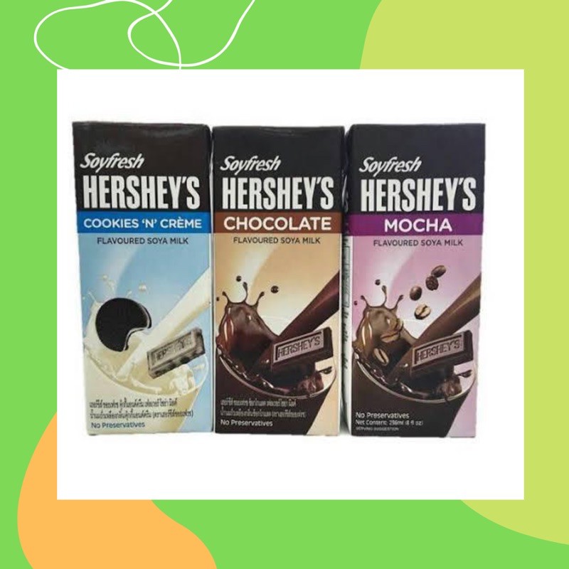 

Soyfresh Hershey’s kemasan 250ml