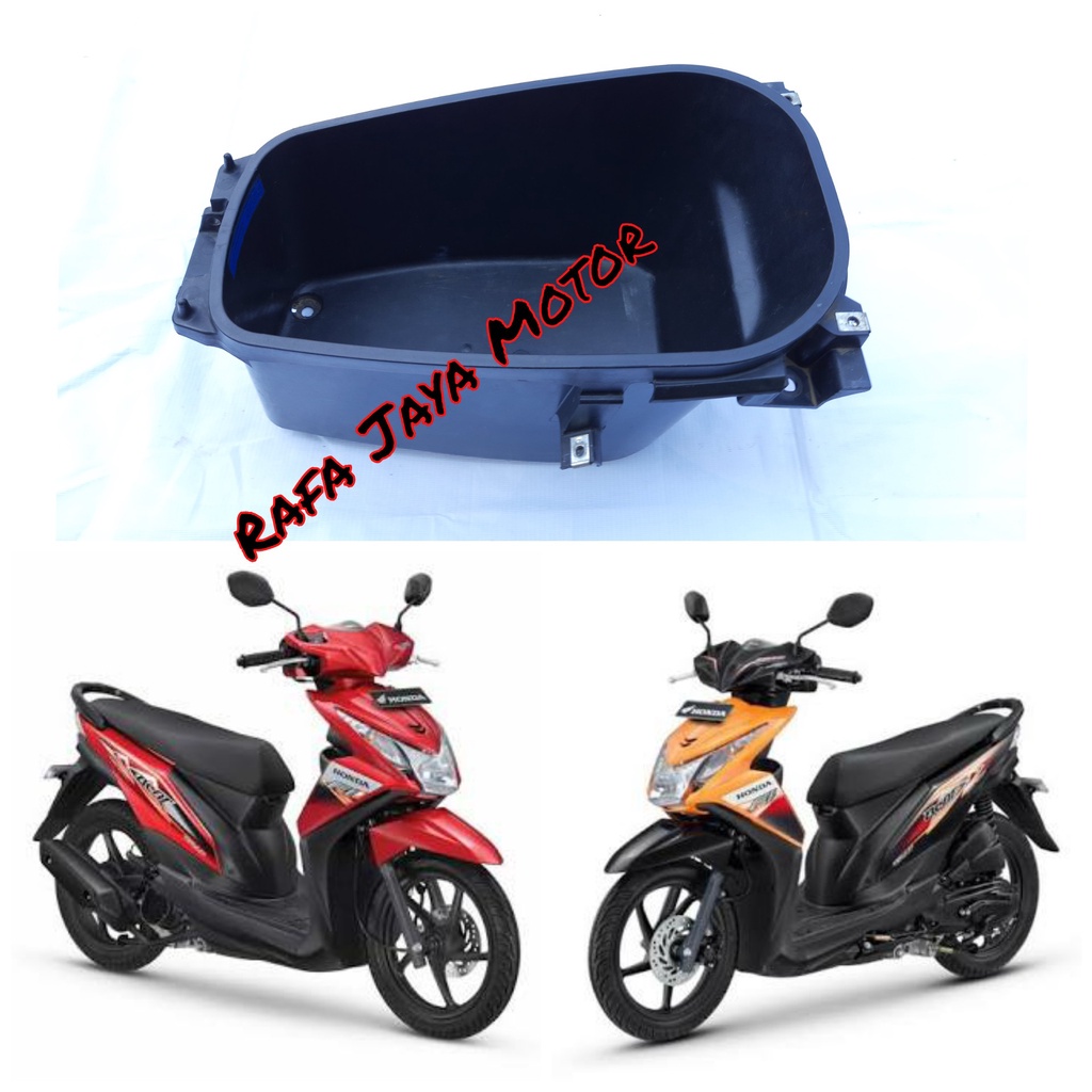 [ Promo Bayar Ditempat ] Bok Helem Box Bagasi Jok Honda Beat Fi Lama NON eSP 2012 - 2014 Original Co