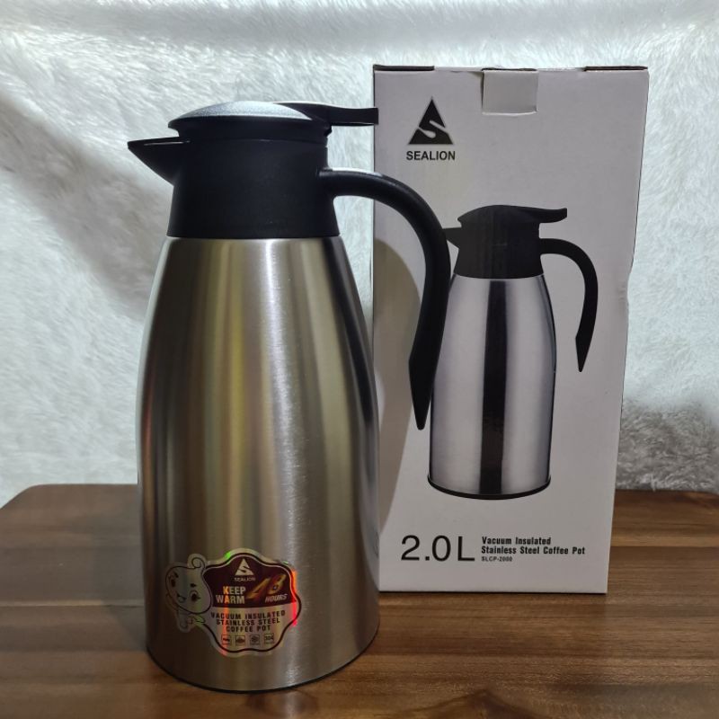 Termos vakum air panas dan dingin SEALION coffee pot stainless steel