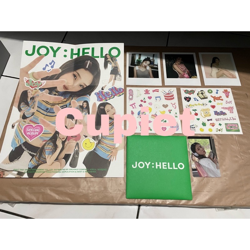 (READY) JOY HELLO POLAROID, PC, STICKER