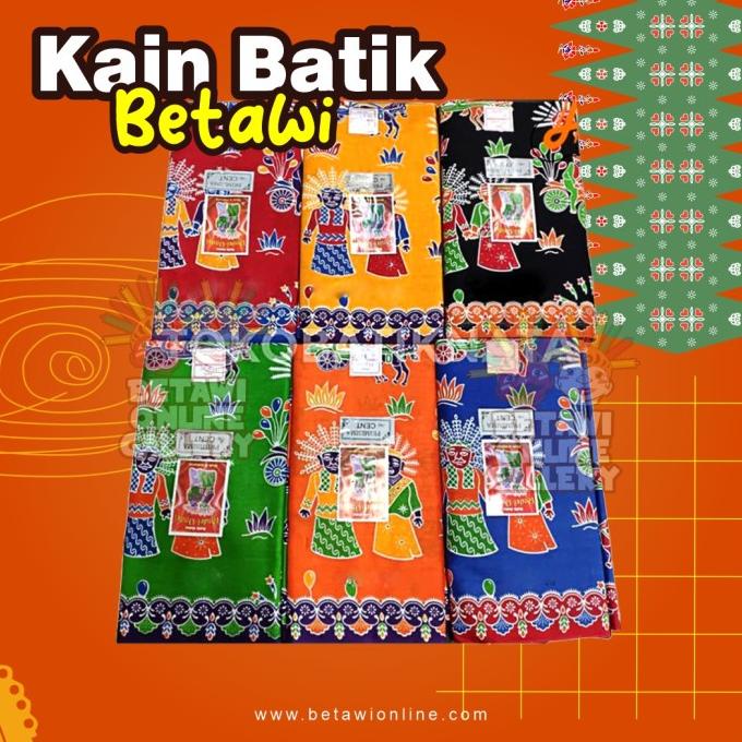 Kain Batik Betawi / Batik Betawi / Sarung Batik Betawi Termurah