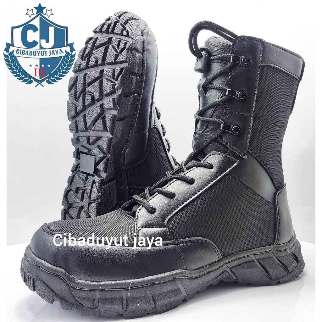 SEPATU PDL HITAM COMBAT NINJA TNI POLRI DELTA CORDURA TERLARIS!