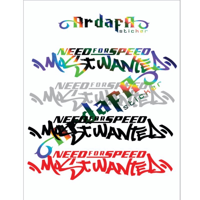 

STICKER NEED FOR SPEEED NFS CUTTING