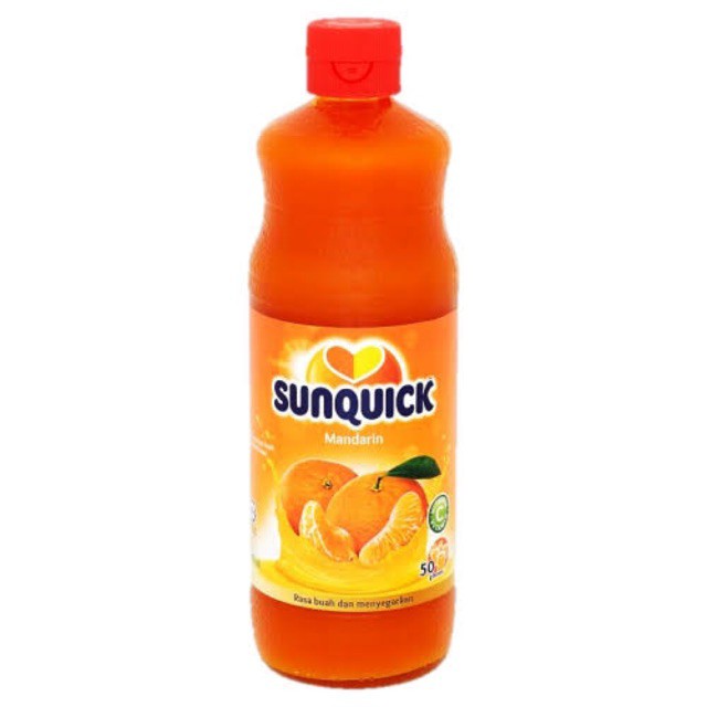 

SUNQUICK mandarin 840ml sunquick mandarin jumbo sirup jeruk mandarin