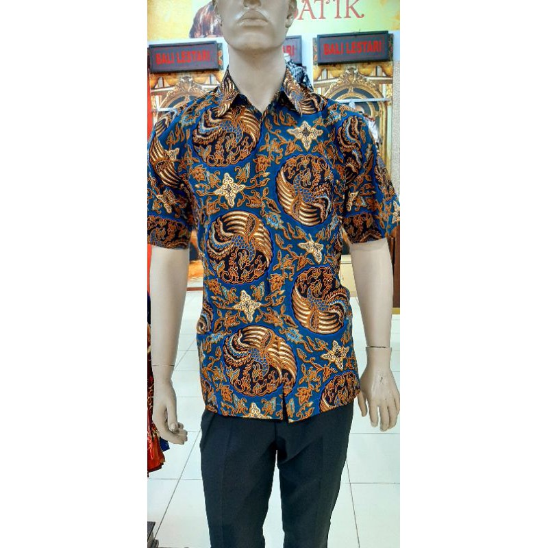 Bali Lestari |Batik Pria Lengan Pendek