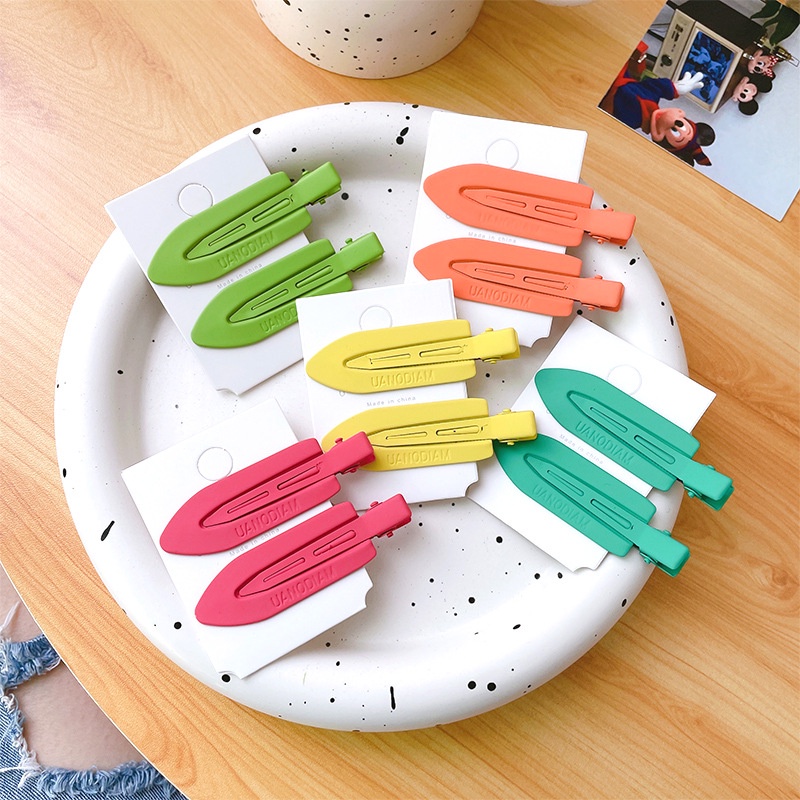 PIN PONI RAMBUT JEPIT RETRO BANGS FRIDGE SOLID POLOS COLORFUL WARNA WARNI JEPITAN HAIRCLIP METAL PLASTIC HAIR CLIP SNAP HAIRPIN SNAP ELEGAN FRENCH KOREAN STYLE AKSESORIS PITA PIN RAMBUT RIBBON ACCESSORIES