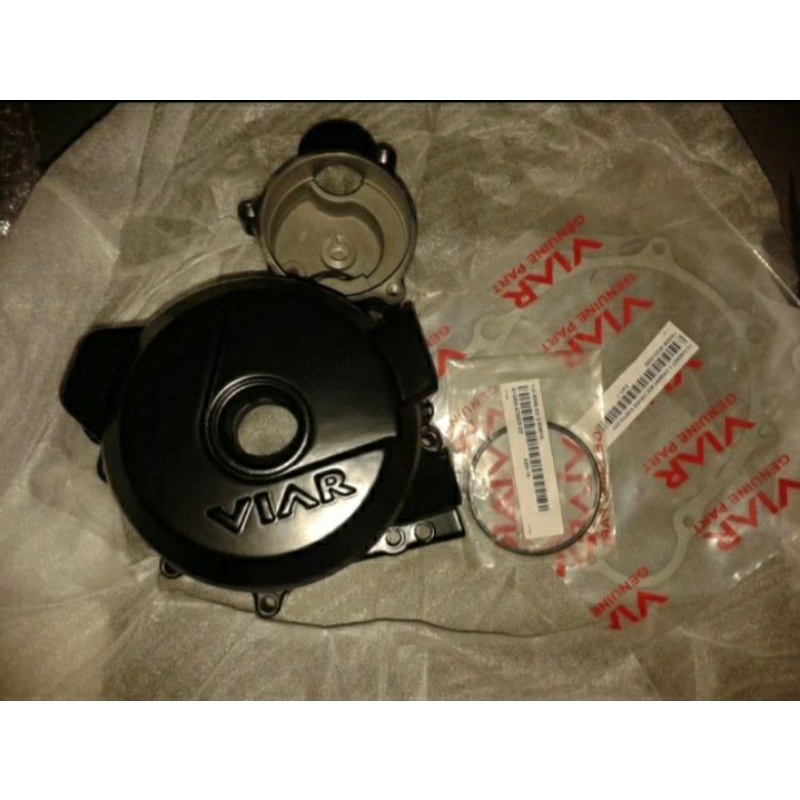 Cover kiri magnit viar karya roda tiga 150 200 300cc tipe radiator