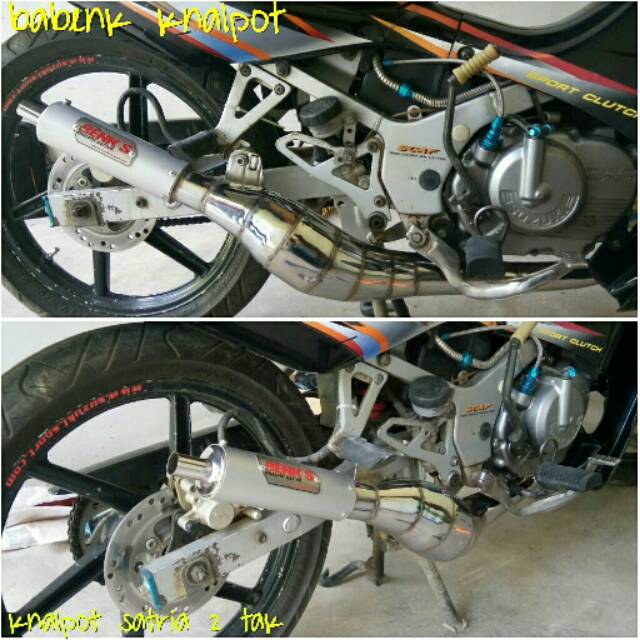 knalpot suzuki RGV 120 RGX 120 Stinger 120 Akira 120 satria 2 tak ru lscm