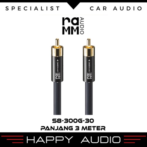 Kabel RCA RAMM AUDIO S8-300G-30 CRYOGENIC 3M Audiophile Quality Mobil
