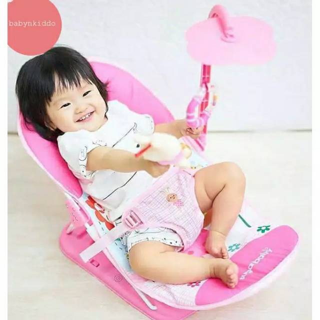 INFANT SEAT SUGARBABY FOLD UP Bouncer Bayi Sugar Baby Infant Seat with Toy rossie Rabbit BABY BATHER INFANT SEAT SPACEBABY ZX2109 Baby Fold Up Infant Rocker Spacebaby infant seat proyektor ZX-2109 / tempat duduk bayi SPACE BABY INFANT SEAT MUSIC & SHOOTE-5