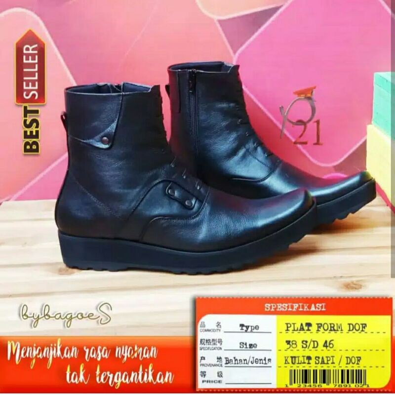 SEPATU PDH FLATFORM P21
