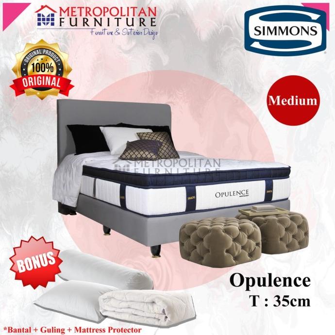 SPRINGBED SIMMONS OPULENCE FULL SET KASUR / SPRING BED SIMMONS MATRASS DG61464EZ