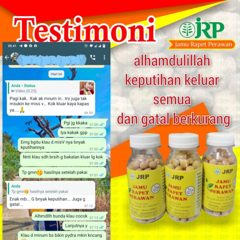 JRP JAMU RAPET PERAWAN/JRP ECER