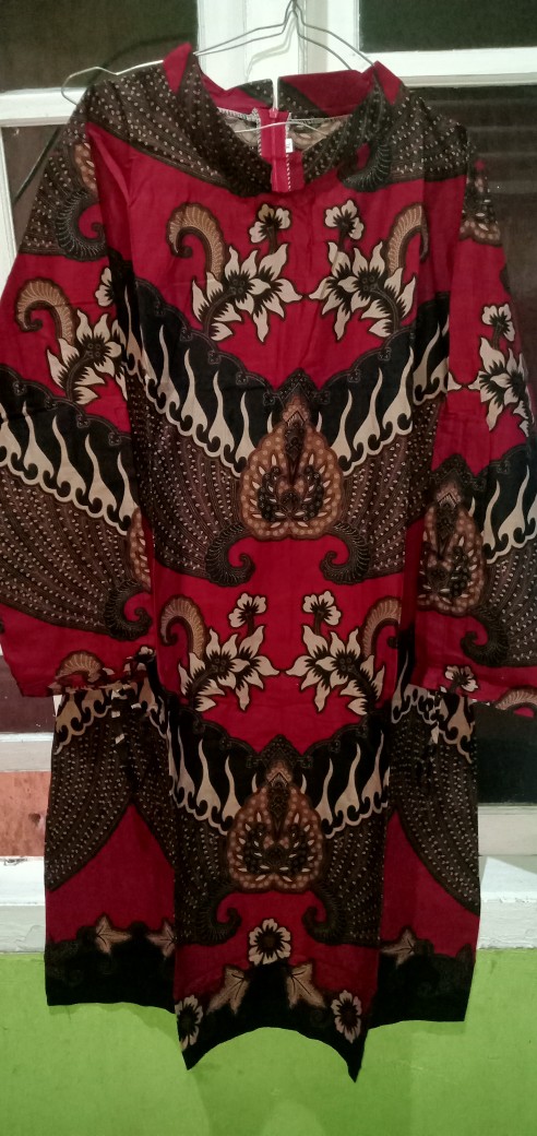 Batik Pria Lengan Panjang Guz Azmi Saku Paspol Hrb026 Motif Keraton Kode 002 Size M L Xl Xxl Reguler